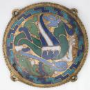 Dragon ailé, émail champlevé provenant de Conques, vers 1110-1130. New York, Met Museum