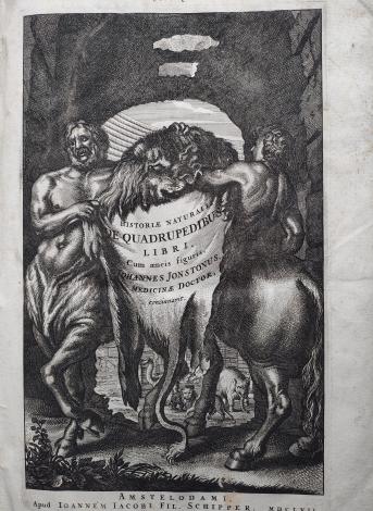 Titre-frontispice de l'Histoire naturelle