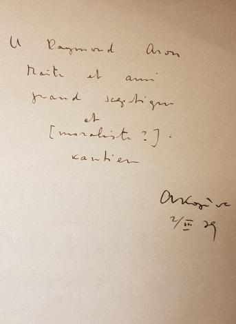 Georg Wilhelm Friedrich Hegel, Autonomie et dépendance de la conscience de soi, traduction et commentaires d'Alexandre Kojève, Paris : Comité d'éditions techniques, 1939. Bibliothèque Ulm-LSH, S Phi g 1607 A 8°