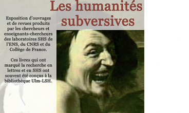 Affiche exposition Les humanités subversives 