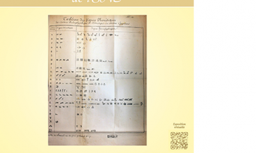 Affiche livre du mois Champollion