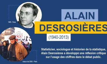 Exposition Alain Desrosières (1940-2013). Bibliothèque de l'INSEE