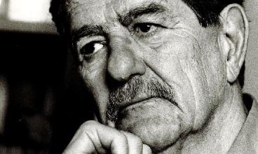 Portrait de Kostas Axelos. Bibliothèque Ulm-LSH, fonds Axelos