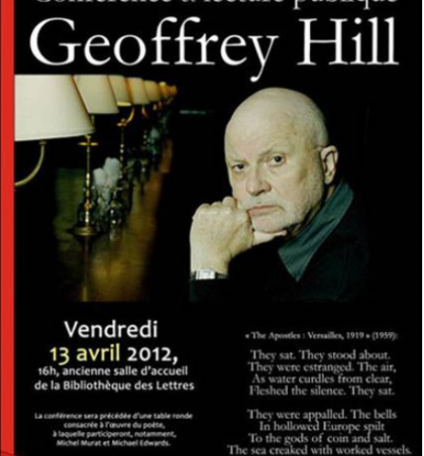 Affiche Geoffrey Hill