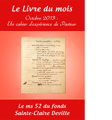 Affiche Le Livre du mois : Pasteur 