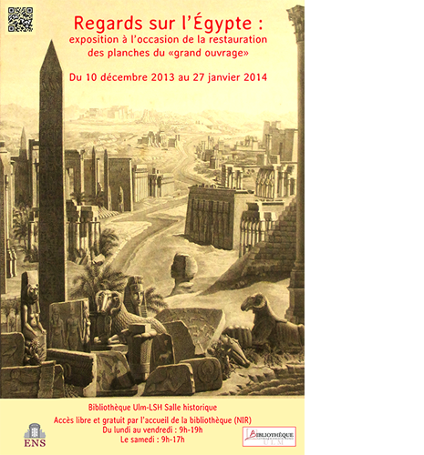 Affiche exposition Regards sur l'Égypte 
