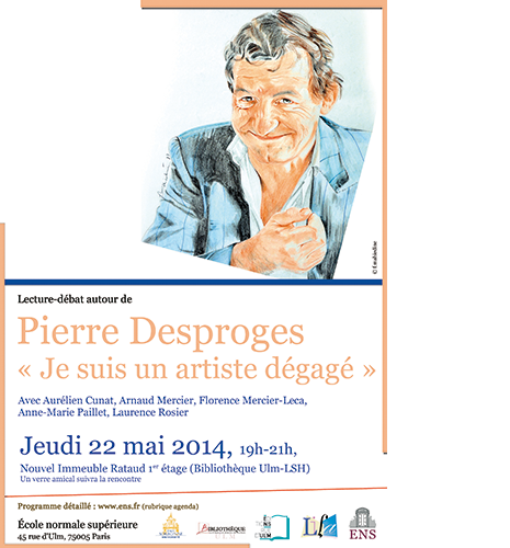 Lecture-débat autour de Pierre Desproges