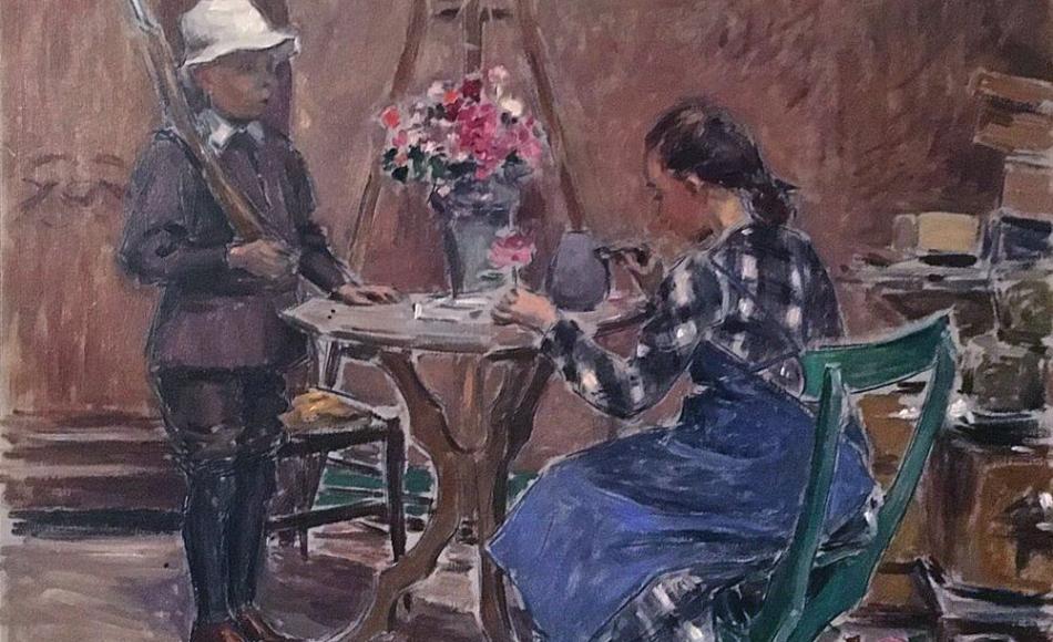 Étienne Moreau-Nélaton, Dominique et Étiennette Moreau-Nélaton, 1902. Collection particulière