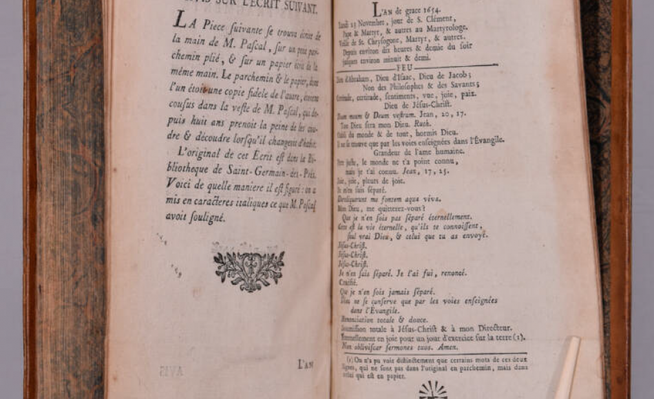 Pascal feuillet après